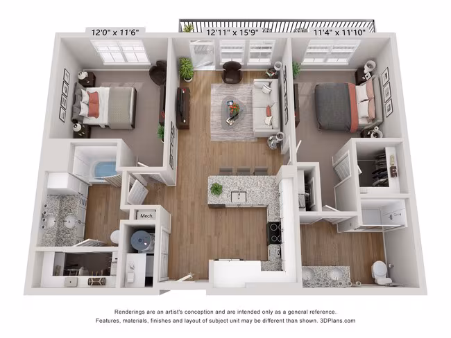 Unit 3020 3020 floor plan